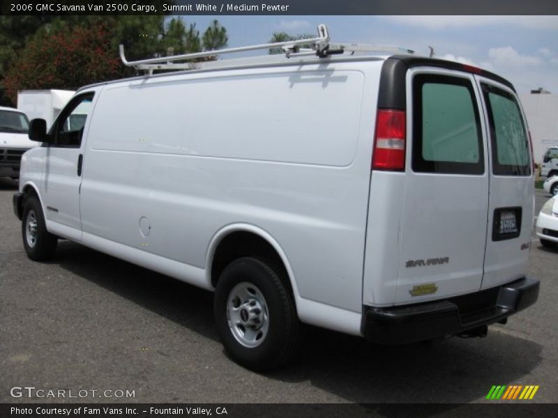 Summit White / Medium Pewter 2006 GMC Savana Van 2500 Cargo