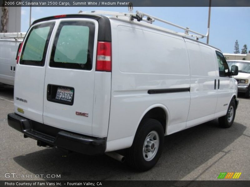 Summit White / Medium Pewter 2006 GMC Savana Van 2500 Cargo