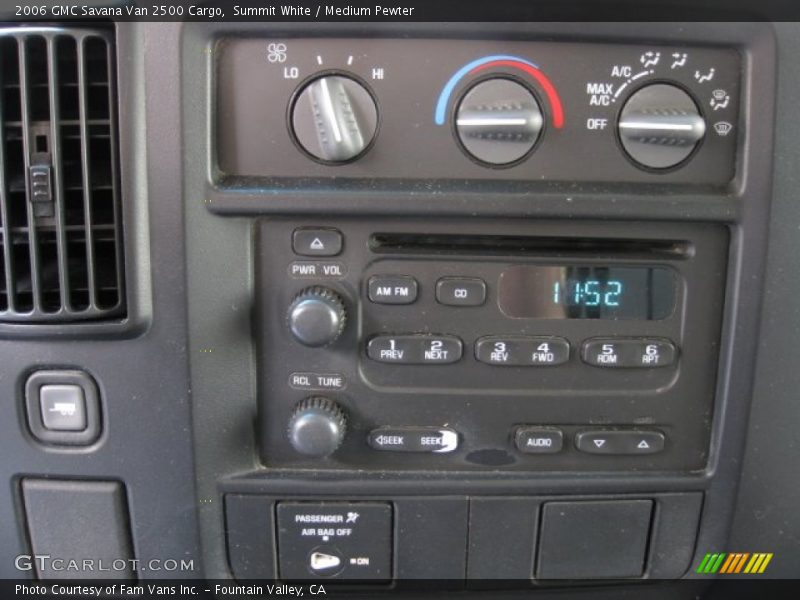 Summit White / Medium Pewter 2006 GMC Savana Van 2500 Cargo