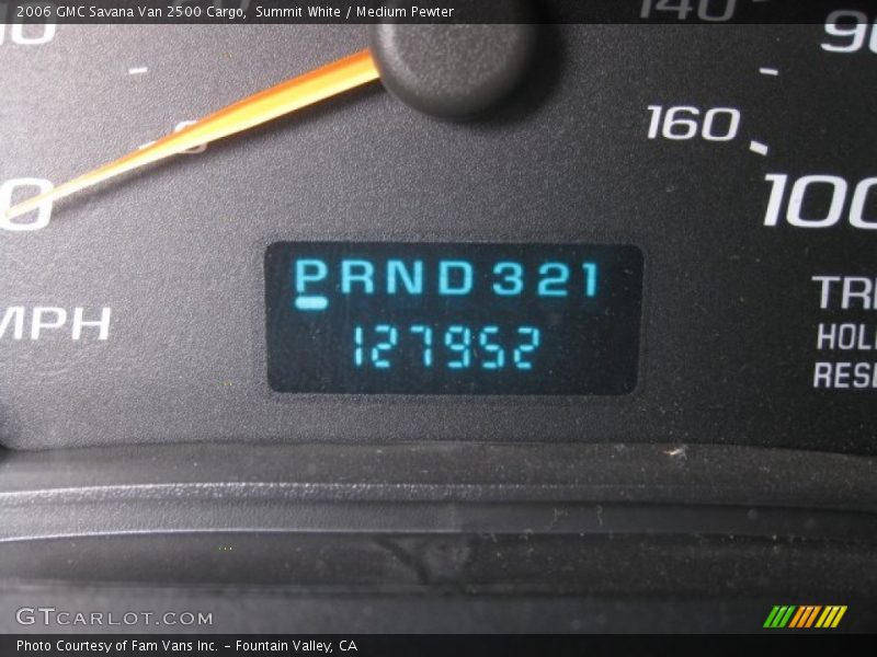 Summit White / Medium Pewter 2006 GMC Savana Van 2500 Cargo
