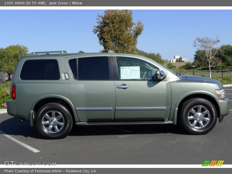 Jade Green / Willow 2005 Infiniti QX 56 4WD