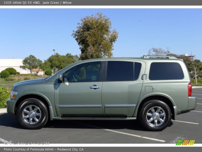 Jade Green / Willow 2005 Infiniti QX 56 4WD
