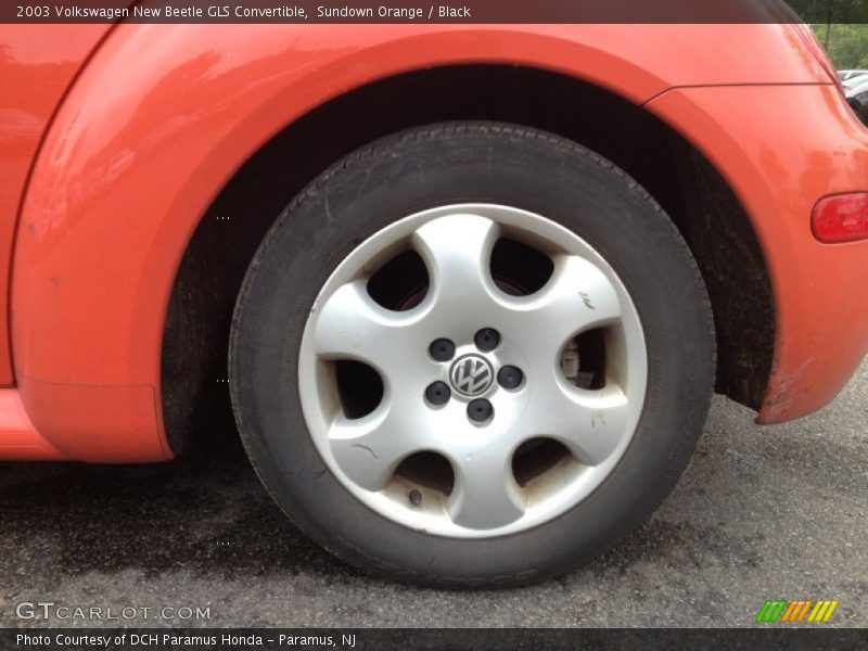 Sundown Orange / Black 2003 Volkswagen New Beetle GLS Convertible