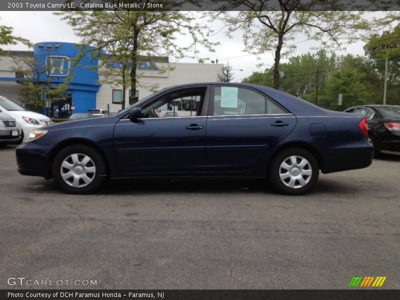 Catalina Blue Metallic / Stone 2003 Toyota Camry LE