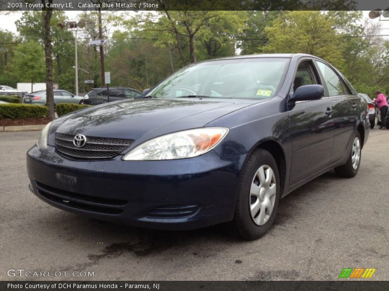 Catalina Blue Metallic / Stone 2003 Toyota Camry LE
