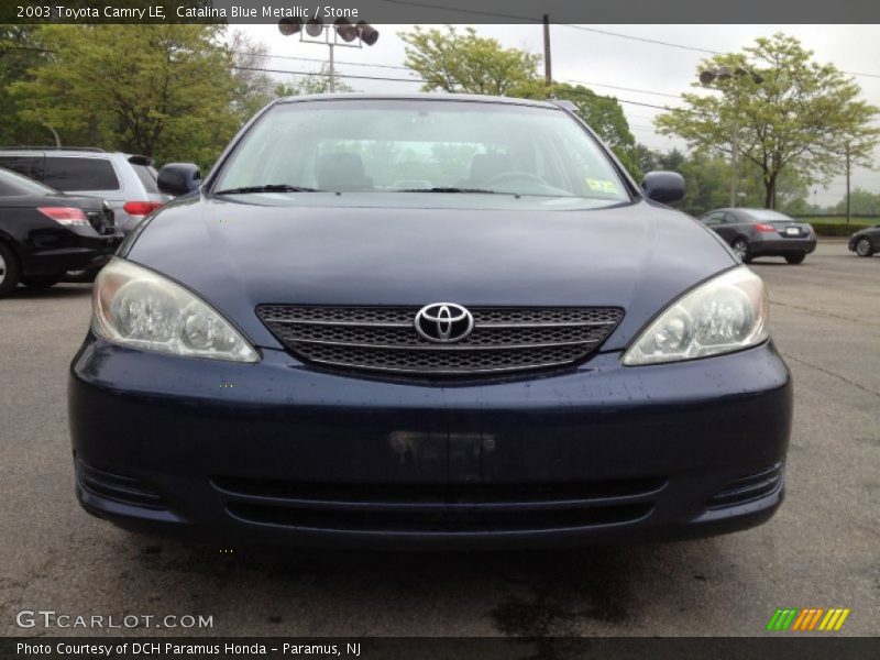 Catalina Blue Metallic / Stone 2003 Toyota Camry LE