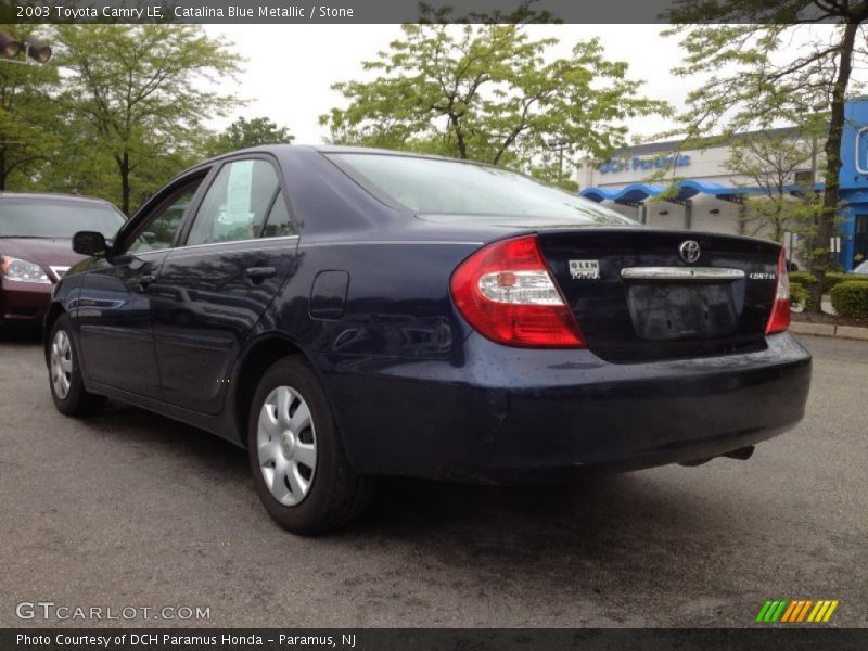 Catalina Blue Metallic / Stone 2003 Toyota Camry LE