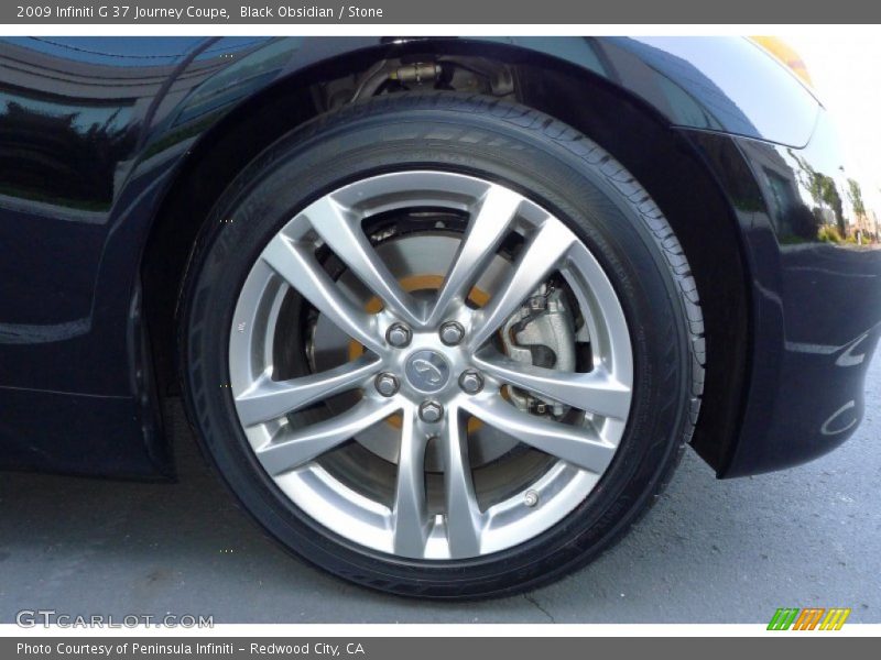 Black Obsidian / Stone 2009 Infiniti G 37 Journey Coupe