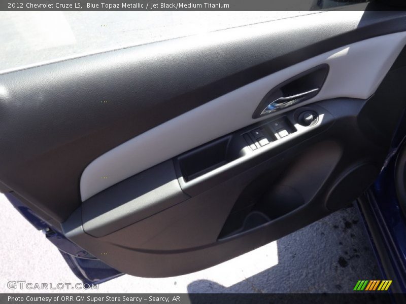 Blue Topaz Metallic / Jet Black/Medium Titanium 2012 Chevrolet Cruze LS