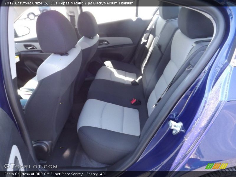 Blue Topaz Metallic / Jet Black/Medium Titanium 2012 Chevrolet Cruze LS