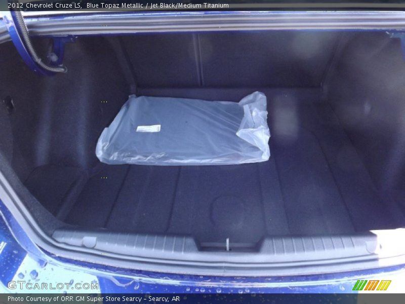 Blue Topaz Metallic / Jet Black/Medium Titanium 2012 Chevrolet Cruze LS