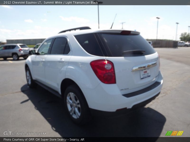 Summit White / Light Titanium/Jet Black 2012 Chevrolet Equinox LT