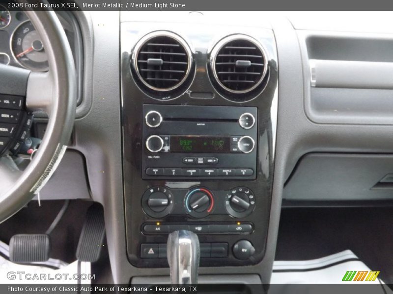 Merlot Metallic / Medium Light Stone 2008 Ford Taurus X SEL