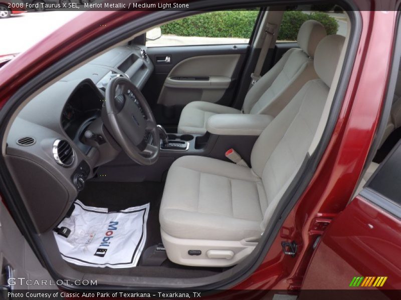 Merlot Metallic / Medium Light Stone 2008 Ford Taurus X SEL