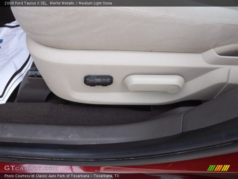 Merlot Metallic / Medium Light Stone 2008 Ford Taurus X SEL