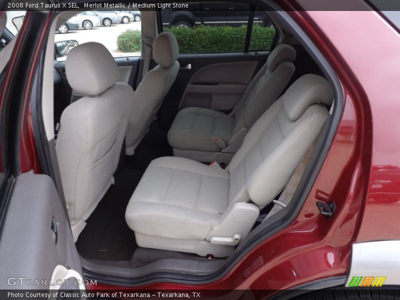 Merlot Metallic / Medium Light Stone 2008 Ford Taurus X SEL