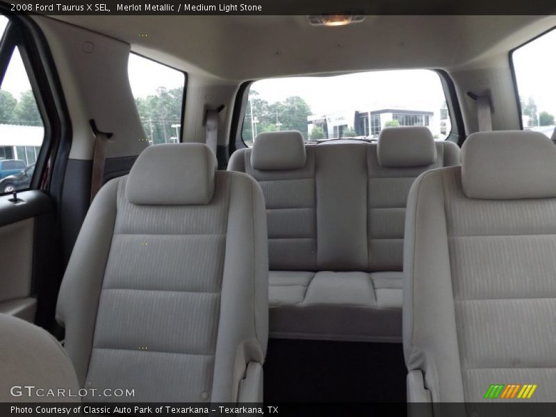 Merlot Metallic / Medium Light Stone 2008 Ford Taurus X SEL