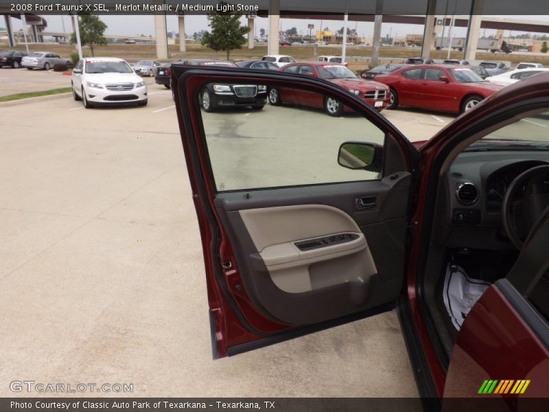 Merlot Metallic / Medium Light Stone 2008 Ford Taurus X SEL