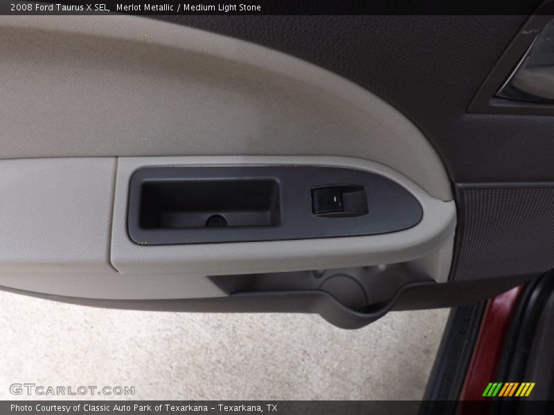 Merlot Metallic / Medium Light Stone 2008 Ford Taurus X SEL