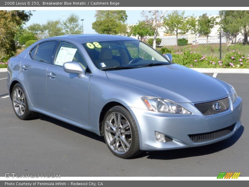 Breakwater Blue Metallic / Cashmere Beige 2008 Lexus IS 250