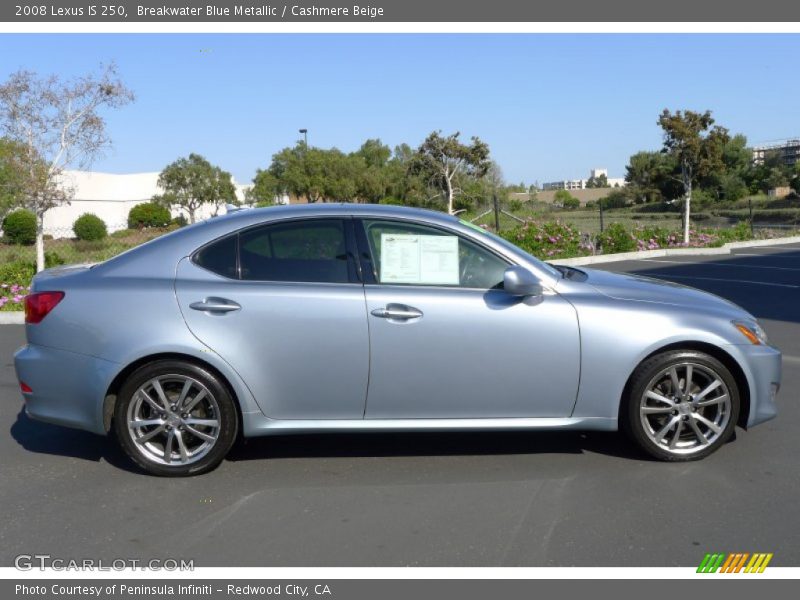 Breakwater Blue Metallic / Cashmere Beige 2008 Lexus IS 250