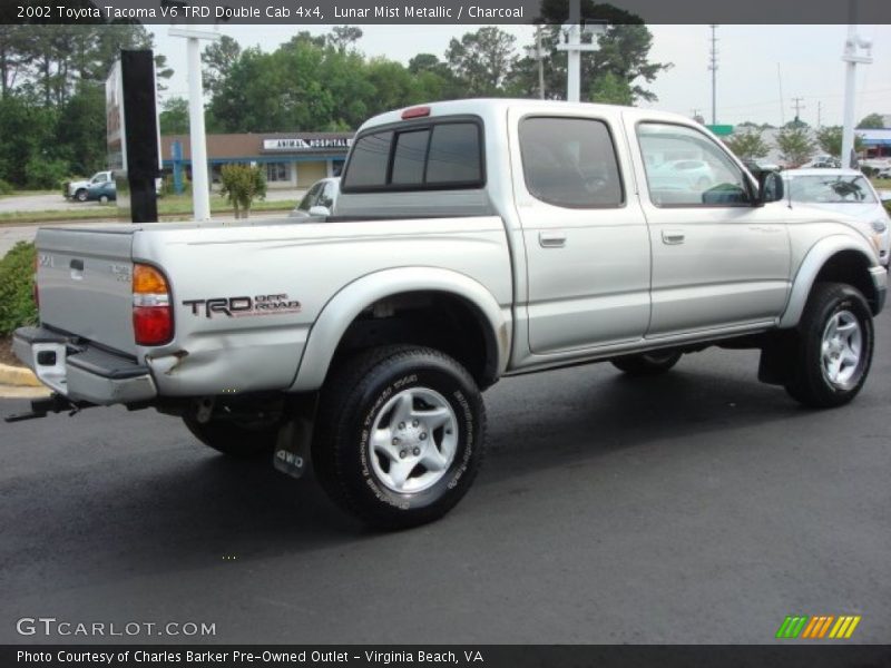 Lunar Mist Metallic / Charcoal 2002 Toyota Tacoma V6 TRD Double Cab 4x4