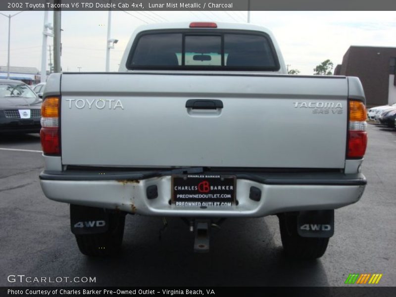Lunar Mist Metallic / Charcoal 2002 Toyota Tacoma V6 TRD Double Cab 4x4