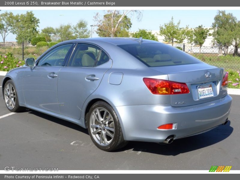 Breakwater Blue Metallic / Cashmere Beige 2008 Lexus IS 250