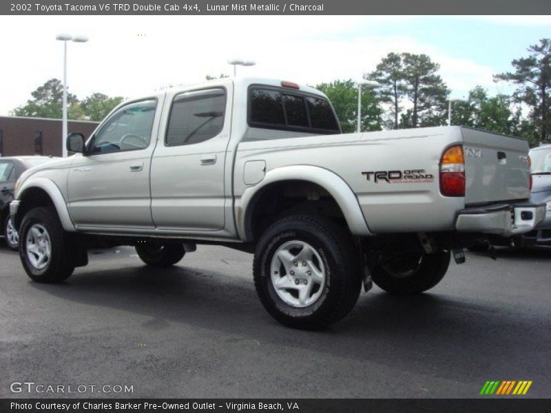 Lunar Mist Metallic / Charcoal 2002 Toyota Tacoma V6 TRD Double Cab 4x4
