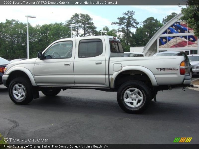 Lunar Mist Metallic / Charcoal 2002 Toyota Tacoma V6 TRD Double Cab 4x4