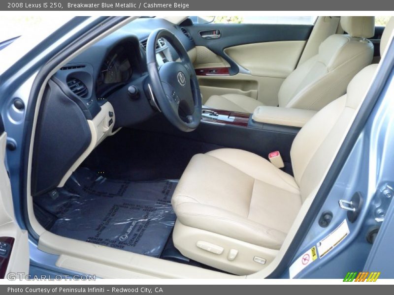 Breakwater Blue Metallic / Cashmere Beige 2008 Lexus IS 250