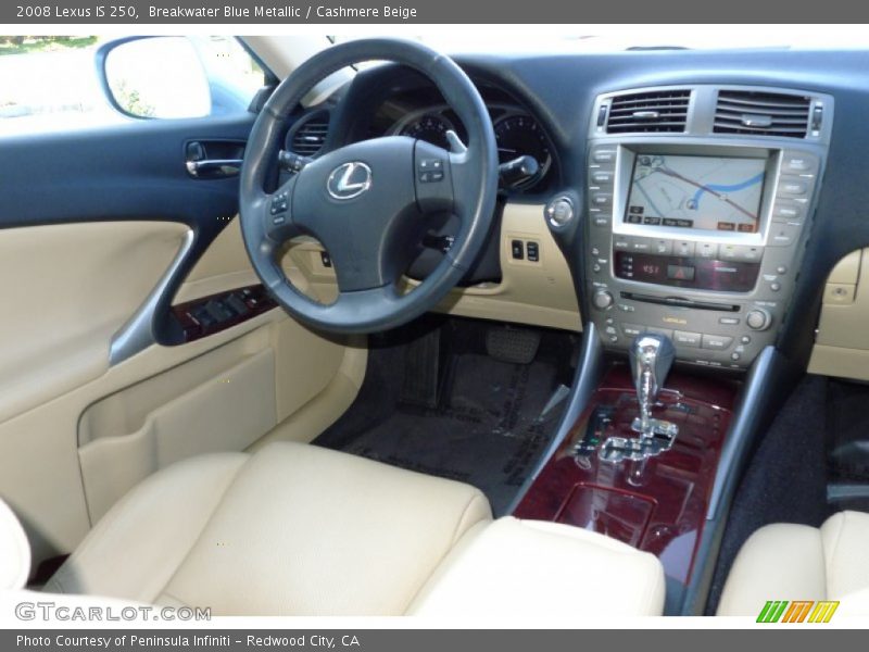Breakwater Blue Metallic / Cashmere Beige 2008 Lexus IS 250