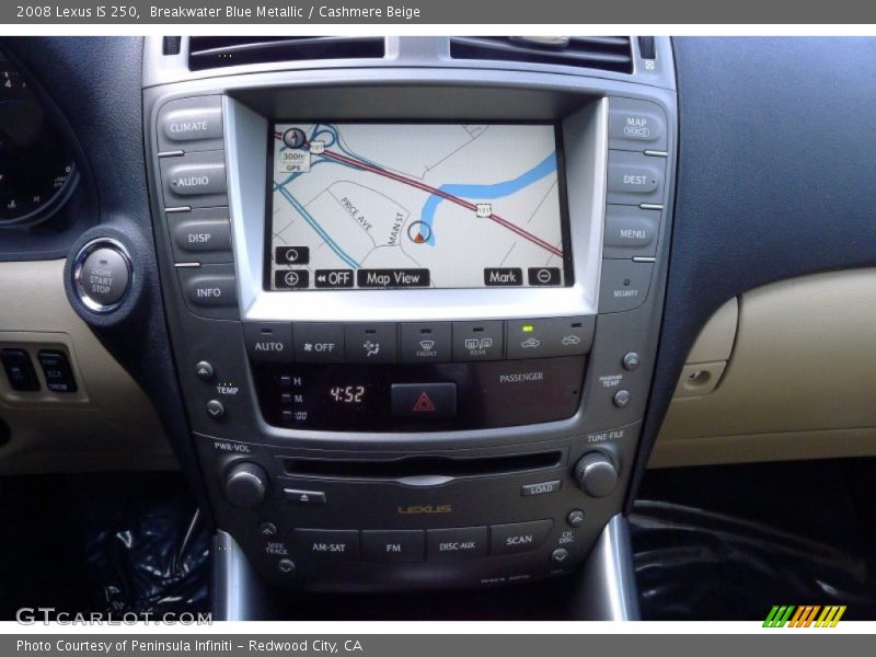 Breakwater Blue Metallic / Cashmere Beige 2008 Lexus IS 250