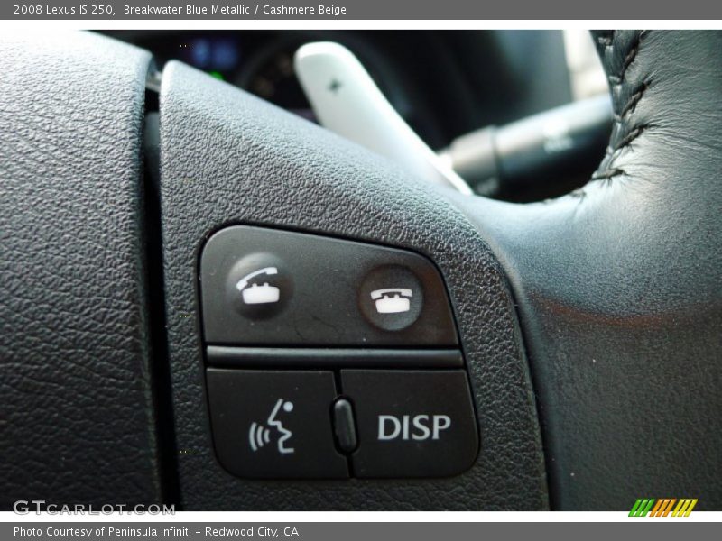 Breakwater Blue Metallic / Cashmere Beige 2008 Lexus IS 250