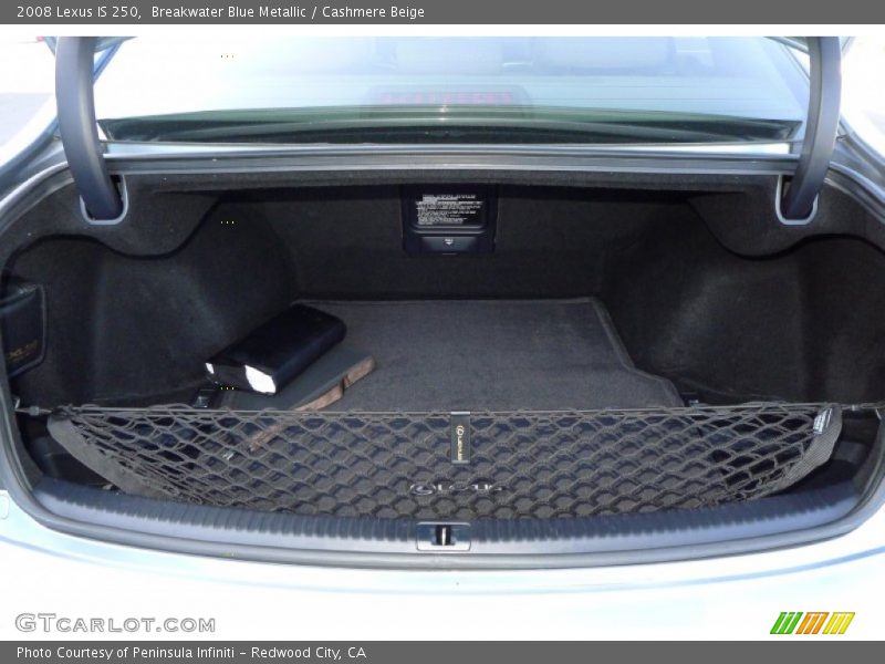 Breakwater Blue Metallic / Cashmere Beige 2008 Lexus IS 250