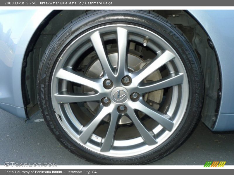 Breakwater Blue Metallic / Cashmere Beige 2008 Lexus IS 250