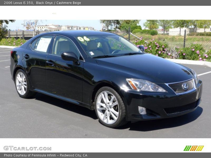 Black Onyx / Cashmere Beige 2006 Lexus IS 350