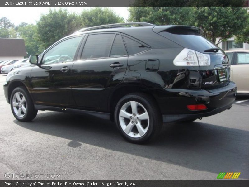 Black Onyx / Ivory 2007 Lexus RX 350 AWD