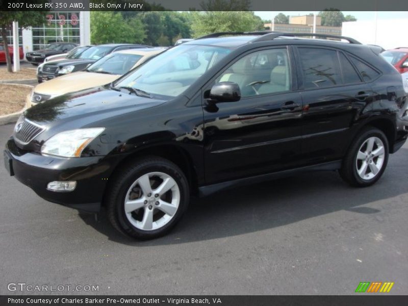 Black Onyx / Ivory 2007 Lexus RX 350 AWD