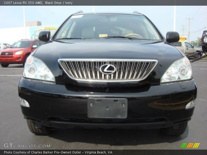 Black Onyx / Ivory 2007 Lexus RX 350 AWD