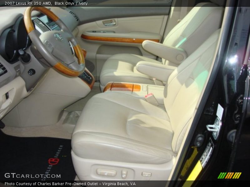 Black Onyx / Ivory 2007 Lexus RX 350 AWD