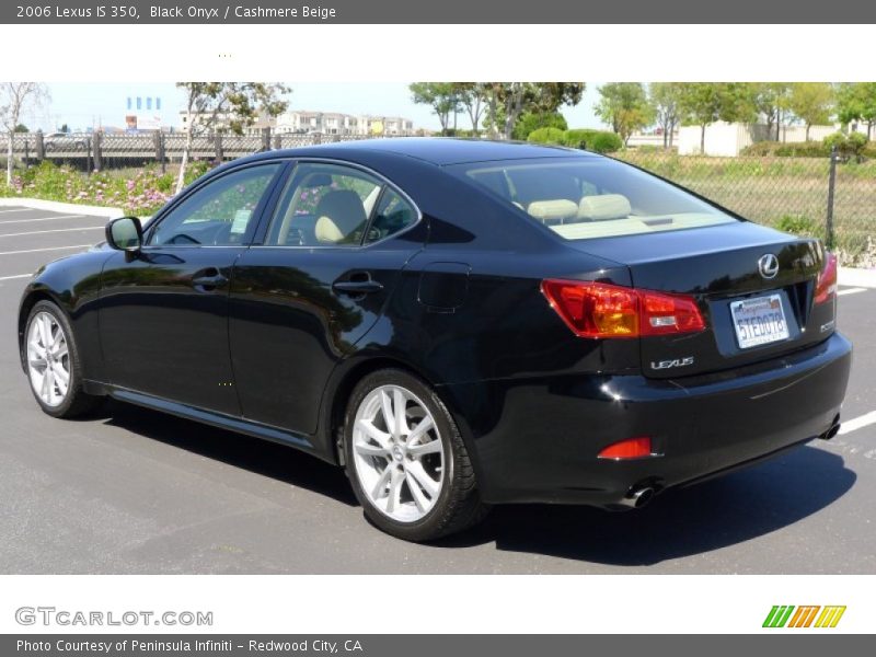 Black Onyx / Cashmere Beige 2006 Lexus IS 350