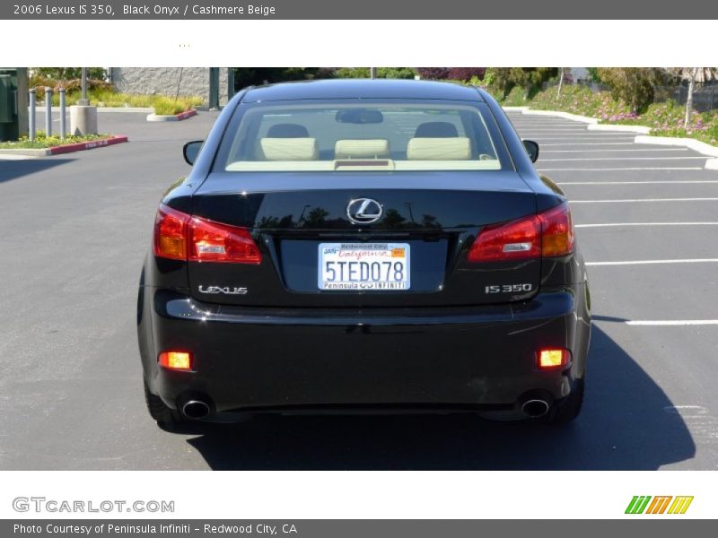 Black Onyx / Cashmere Beige 2006 Lexus IS 350