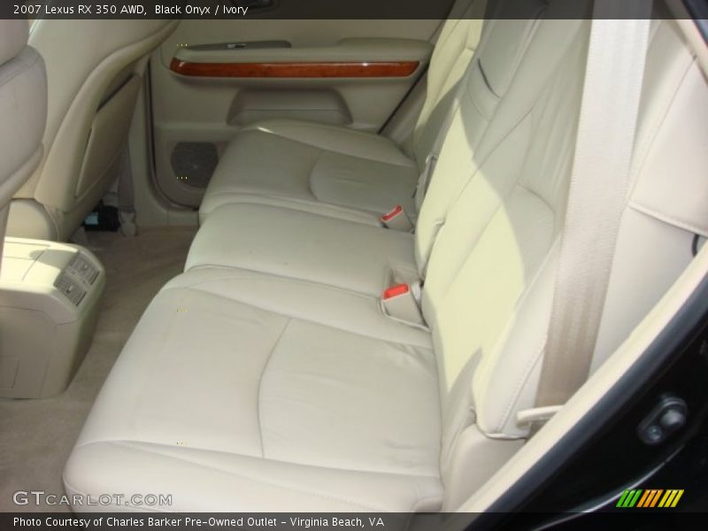 Black Onyx / Ivory 2007 Lexus RX 350 AWD