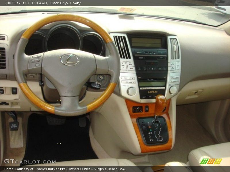 Black Onyx / Ivory 2007 Lexus RX 350 AWD
