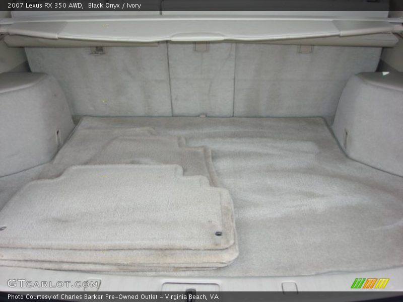 Black Onyx / Ivory 2007 Lexus RX 350 AWD