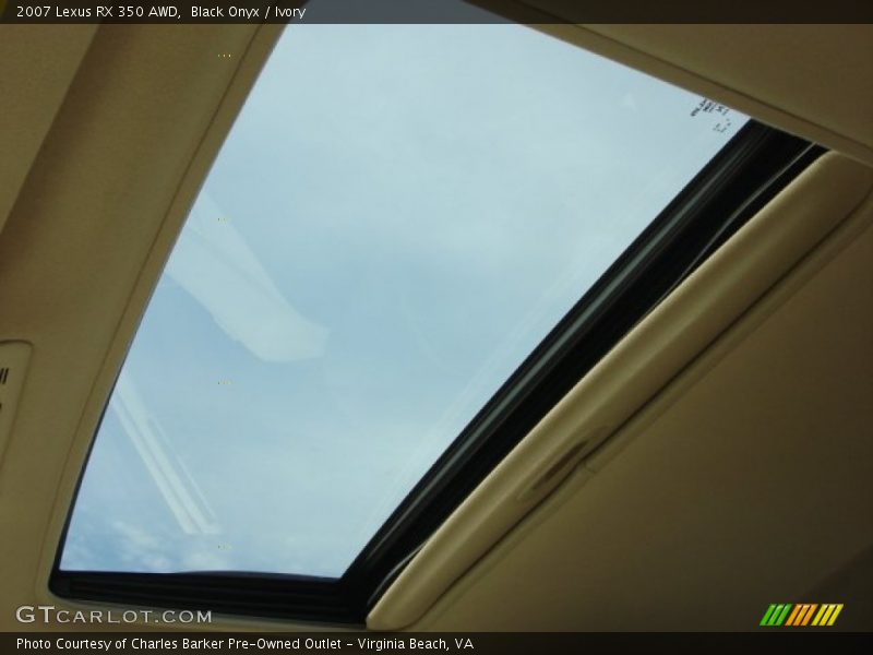 Black Onyx / Ivory 2007 Lexus RX 350 AWD