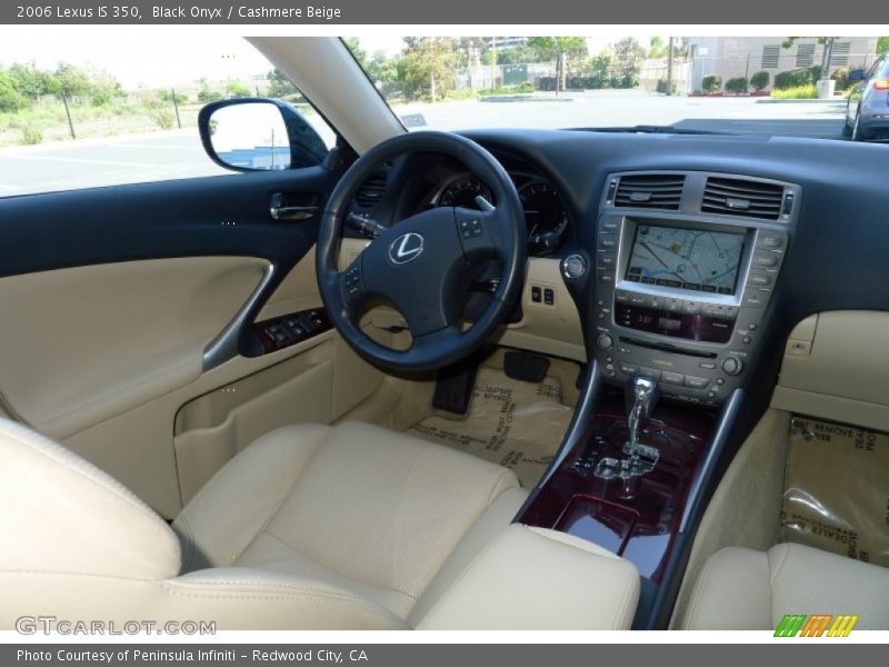 Black Onyx / Cashmere Beige 2006 Lexus IS 350