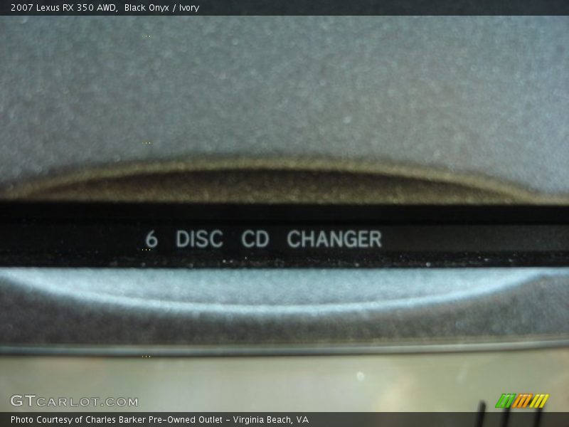 Black Onyx / Ivory 2007 Lexus RX 350 AWD