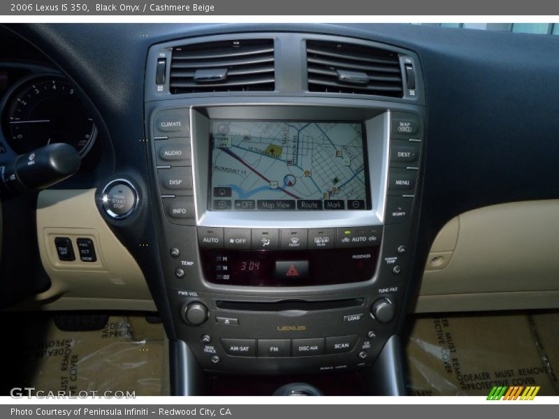 Black Onyx / Cashmere Beige 2006 Lexus IS 350